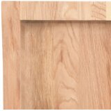  Kupaonska radna ploča svjetlosmeđa 100x40x(2-6) cm masivno drvo | shoptok.hr