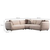Atelier Del Sofa ugaona sofa pavia corner 3 (L15+Cx+15R) | Eponuda.com