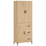  Visoka komoda hrasta sonome 69 5x34x180cm od konstruiranog drva | shoptok.hr