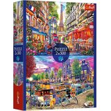 Trefl Europske prijestolnice 2x500 dijelova puzzle - | shoptok.hr