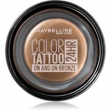 Maybelline color tattoo 24H kremasto sjenilo za oči 4 g nijansa 35 on and on bronze