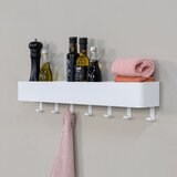 Spinder Design Bela jeklena stenska kopalniška polica Multi – | Shoptok.si