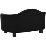 SOFA za pse crna 67 x 47 x 36 cm plišana | shoptok.hr