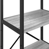 vidaXL Polica Siva Sonoma 56 x 34 x 133,5 cm Konstruirano drvo | shoptok.hr