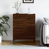 The Living Store Komoda rjavi hrast 69,5x34x90 cm inženirski les - Komoda, (21662616) | Shoptok.si