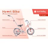  Dječji bicikl 12" Heart Bike boja breskve | shoptok.hr