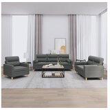 vidaXL 3-dijelni set sofa s jastucima tamnosivi od tkanine Cijene