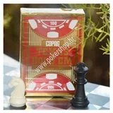 karte za poker "GOLD EDITION" 100% plastika jumbo index, crvene