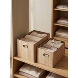 Sinsay Set kutija za pohranu s bambusovom prednjom stranom 2 pack | shoptok.hr