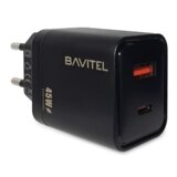 BAVIN punjač 45W Usb A+ Type C crna ( 92010 ) Cene