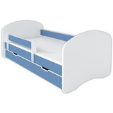 Happy Krevet Sa Fiokom I Dušekom160X80 Plavo-Beli | ePonuda.com