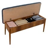 Woody Fashion Trpezarijska klupa Vina Bank 110x85x40cm Orah | Eponuda.ba