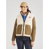 Superdry Prehodna jakna kremna / oliva | Shoptok.si