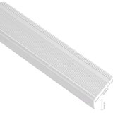 Rubnjaci za stepenice L-oblik 15 kom aluminijski 90 cm srebrni | shoptok.hr