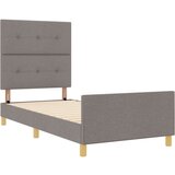 Okvir kreveta u taupe boji 90x190 cm Tkanina | shoptok.hr