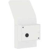 vidaXL Zunanja stenska LED svetilka bela tlačno lit aluminij | Shoptok.si