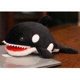 Plišana igračka Orka 30 cm - crna | Shoptok.si