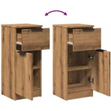 vidaXL Komoda artisian hrast 30x30x70 cm konstruiran les | Shoptok.si