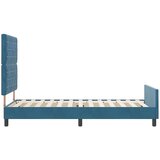  Krevet s opruga kutije Tamno plava 100 x 200 cm Baršun | shoptok.hr