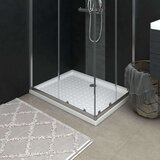 vidaXL Podloga za tuširanje s točkicama bijela 90 x 70 x 4 cm ABS Cijene