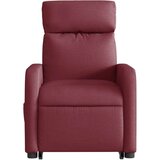  Naslonjač na podizanje od tkanine crvena boja vina | shoptok.hr