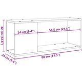 vidaXL TV ormarić zanatski hrast 80x24x32 cm izrađeno drvo | shoptok.hr