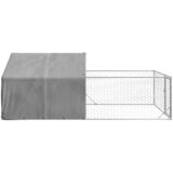  Vanjska kućica za pse sa stazom 5x2x1,5 m pocinčani čelik | shoptok.hr