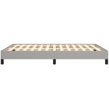 Okvir za krevet bez madraca svjetlosivi 140 x 190 cm od tkanine | shoptok.hr