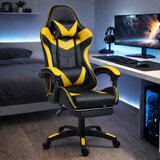  Gaming stolica sa osloncem za noge LE TOY - žuta | Shoptok.si