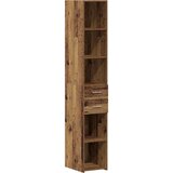Police za knjige s ladicama Staro drvo 30 x 42.4 x 185.2 cm | shoptok.hr