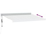 Tenda na uvlačenje antracit-bijela 3,5x2,5 m tkanina i aluminij | Eponuda.com