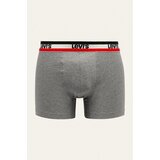 Levi's Boksarice pegasto siva / živo rdeča / črna / bela | Shoptok.si