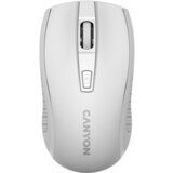 Canyon MW-7, 2.4Ghz wireless mouse, 6 buttons, dpi 800/1200/1600, with 1 aa battery ,size 110*60*37mm,58g,white cene