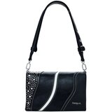 Desigual Torba preko ramena crna / bijela | shoptok.hr