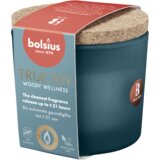 Bolsius Dišeča sveča True Joy s pokrovom iz plute - Woody Wellness Cene