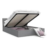 Molarem Home Tapecirani krevet RINO 180*200 siva tkanina | shoptok.hr