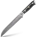  Damaščanski kuhinjski nož KX-42117 - Bread / Črna KP42117 Cene