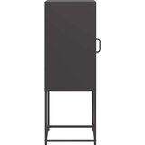  Komoda crna 36x39x107 cm Hladno valjani čelik | Eponuda.com
