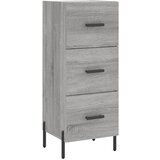 Maison Chic Komoda - Predalnik siva sonoma 34,5x34x90 cm inženirski les, (21716986) Cene