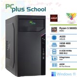 PCPLUS school ryzen 5 5600g 16gb 512gb nvme ssd windows 11 pro edu namizni računalnik | Shoptok.si