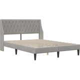  Okvir kreveta s madracem Zidne 2 pcs Svijetlo siva Baršun - Svjetlosiva 180 x 200 cm | shoptok.hr