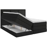 MID.YOU POSTELJA BOXSPRING 200 cm x 200 cm , tekstil črna | Shoptok.si