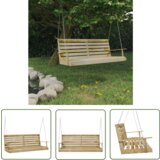  The Living Store Gugalna klop impregnirana borovina 155x65x60 cm - Gugalna Klop, (21743175) | Shoptok.si