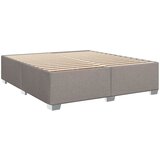  s box springom, madracem i LED-om Sivosmeđa 180 x 200 cm | shoptok.hr