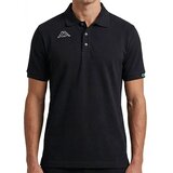 Kappa Muška majica Logo Maltaxita MSS, Polo kragna, Crna Cene