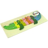  Set drvenih slagalica - Krokodil s brojevima | shoptok.hr