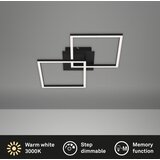 BRILONER 3210-015 - led prigušiva plafonska svetiljka frame 2xLED/11W/230V crna | Eponuda.com