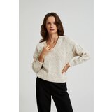 Marisse Women's Sweater Z-Sw-4501 L.Beige Mel | Shoptok.si