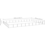  Kavez za pse srebrni 70 m² čelični | shoptok.hr