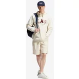 Adidas Pamučna dukserica Metro AAC Hood za muškarce, boja: bež, s kapuljačom, s aplikacijom, IC8382-cream